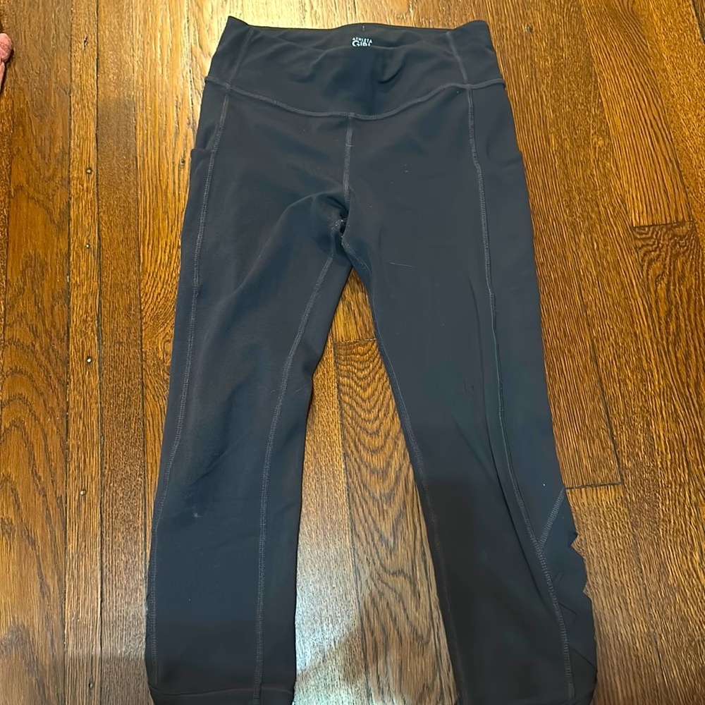 Athleta Girl Spring Forward Capri Leggings Light Grayish Purple